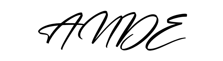 Andalusia Signature Italic  Free Fonts Download