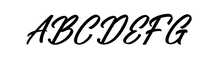Caligature Hunters Italic  Free Fonts Download
