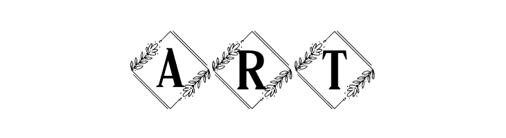 Vierasti Monogram  Free Fonts Download