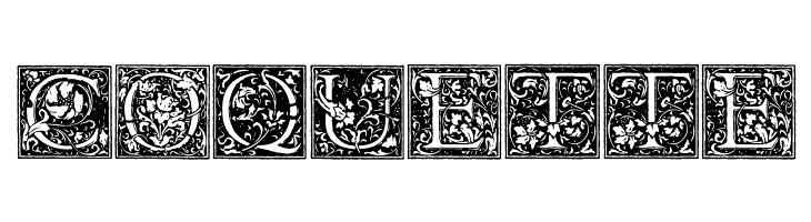 Florana_Initials  Free Fonts Download