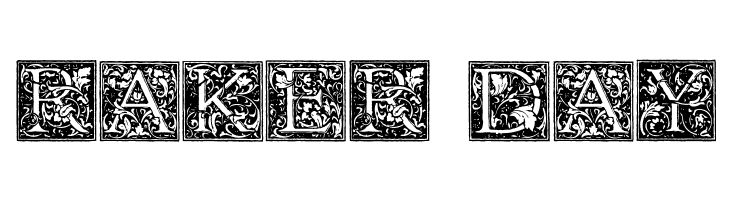 Florana_Initials  Free Fonts Download