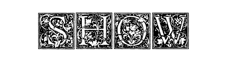 Florana_Initials  Free Fonts Download