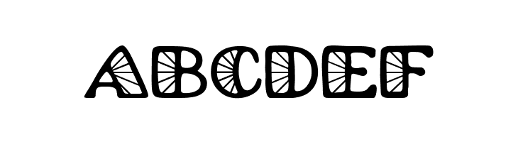 Platinum Hub Caps Spoked  Free Fonts Download