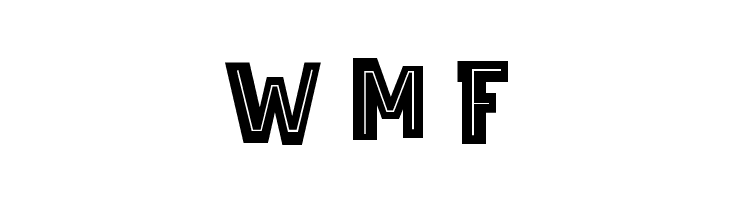 Wagoon Bold Inline  Free Fonts Download