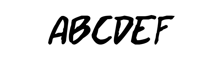 Doujinshi Pro Bold Italic  Free Fonts Download