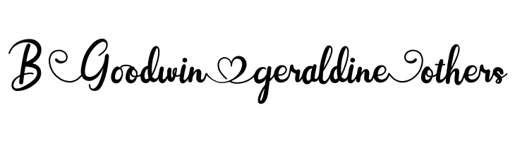 Goodwin Geraldine  Free Fonts Download