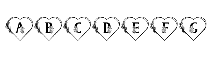 Sweety Camellia Monogram  Free Fonts Download