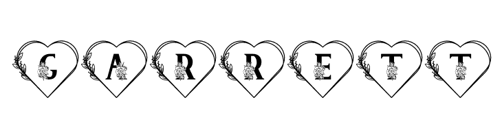 Sweety Camellia Monogram  Free Fonts Download