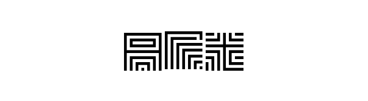 Maze Line Free  Free Fonts Download