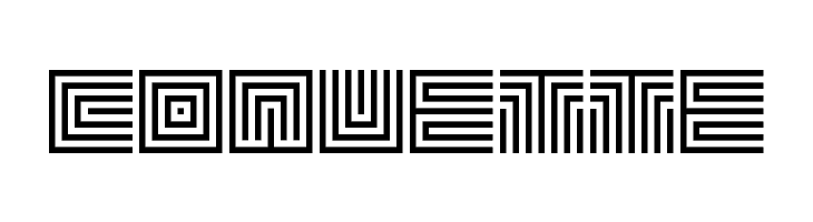 Maze Line Free  Free Fonts Download