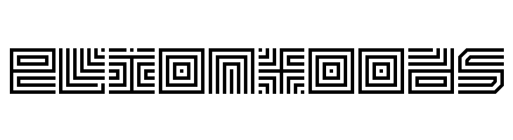 Maze Line Free  Free Fonts Download