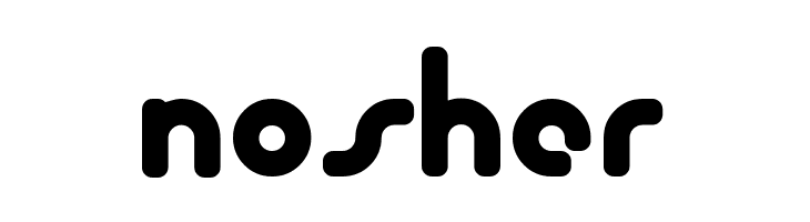 nosher Bubble Club Bold Font