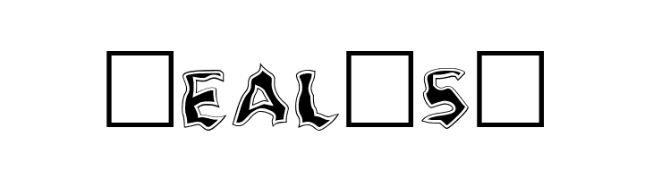 Ghoul Outline Fill  Free Fonts Download