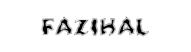 Ghoul Outline Fill  Free Fonts Download