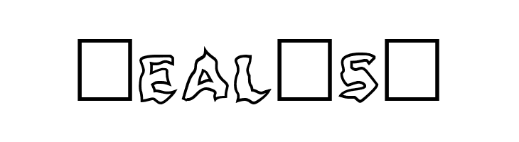 Ghoul Outline  Free Fonts Download