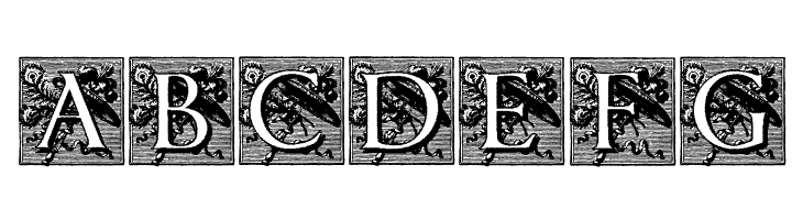 PompadourInitials  Free Fonts Download