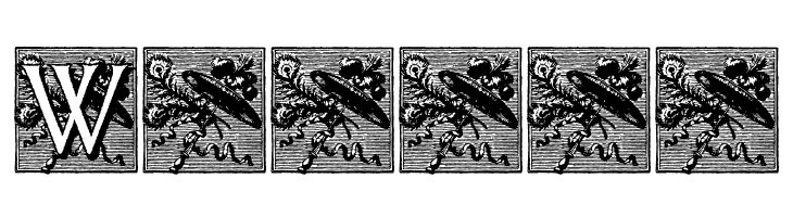 PompadourInitials  Free Fonts Download