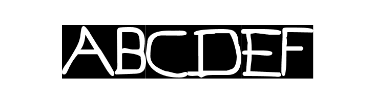 Pf_veryverybadfont7 Inverted  Free Fonts Download