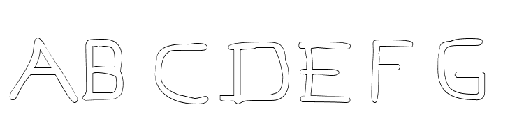 Pf_veryverybadfont7 Outline  Free Fonts Download