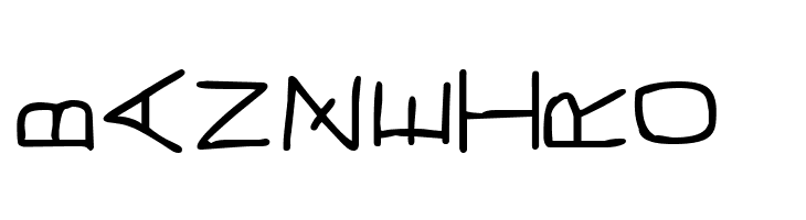 Pf_veryverybadfont7 sideways  Free Fonts Download