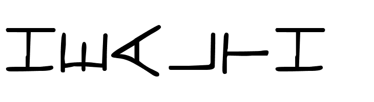 Pf_veryverybadfont7 sideways  Free Fonts Download
