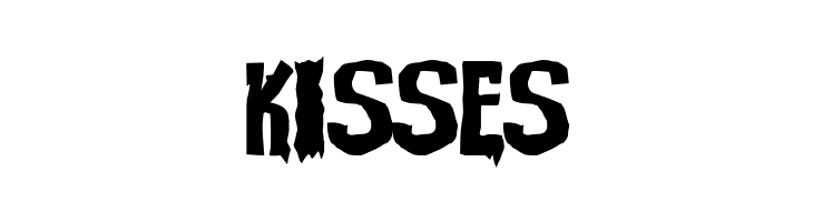 KIsses Evil Of Frankenstein Font