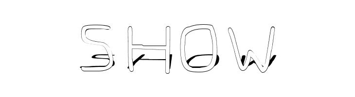 Pf_veryverybadfont7 Shadow  Free Fonts Download