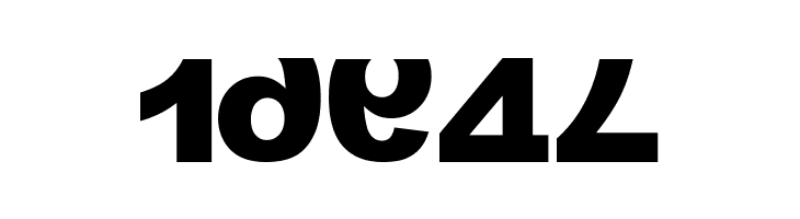 widznumber text 1  Free Fonts Download