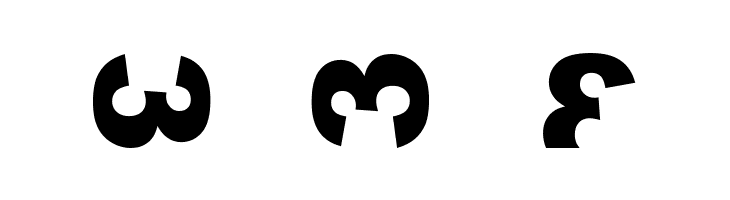 widznumber text 1  Free Fonts Download