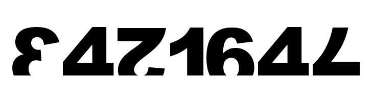 widznumber text 1  Free Fonts Download