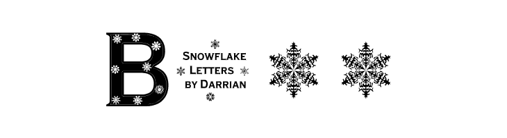 Snowflake Letters  Free Fonts Download