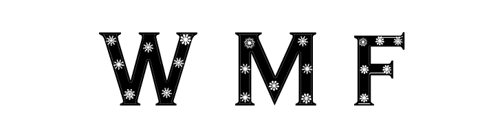 Snowflake Letters  Free Fonts Download
