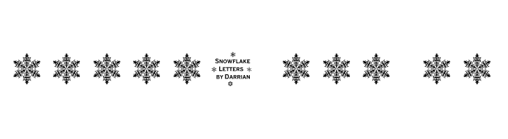 Snowflake Letters  Free Fonts Download