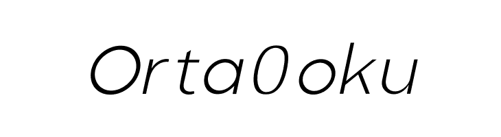 Colasta Thin Italic  Free Fonts Download