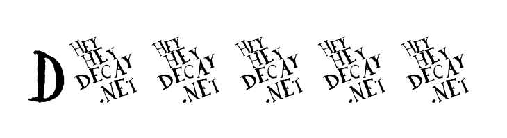 DaDa Antiquerist  Free Fonts Download