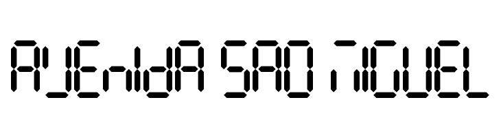 7Segments Regular  Free Fonts Download