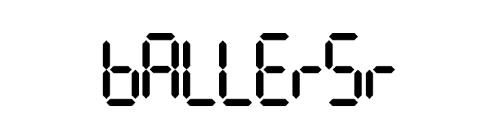 7Segments Regular  Free Fonts Download