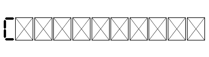 7Segments Regular  Free Fonts Download