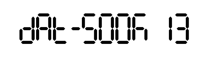 7Segments Regular  Free Fonts Download