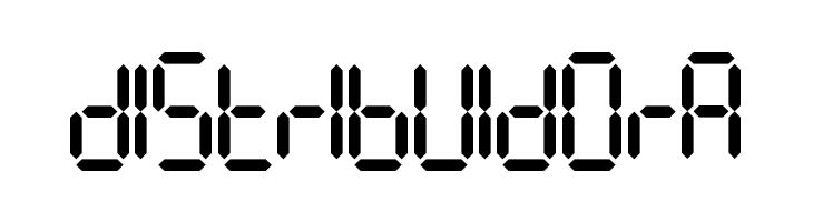 7Segments Regular  Free Fonts Download