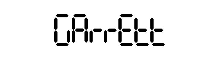 7Segments Regular  Free Fonts Download