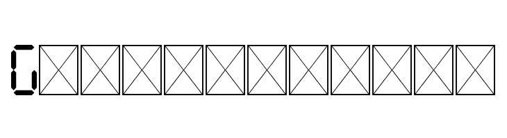 7Segments Regular  Free Fonts Download