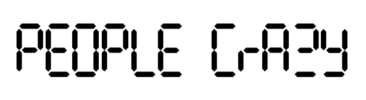 7Segments Regular  Free Fonts Download