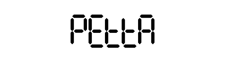 7Segments Regular  Free Fonts Download