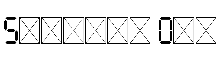 7Segments Regular  Free Fonts Download