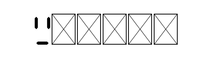 7Segments Regular  Free Fonts Download