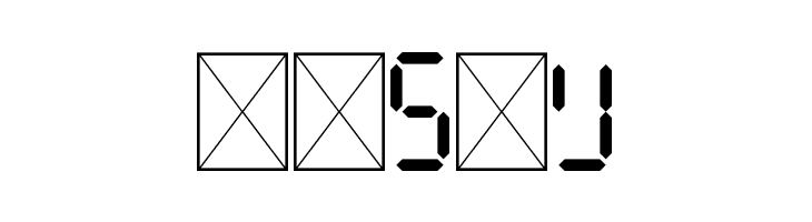 7Segments Regular  Free Fonts Download