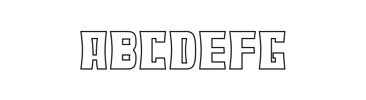 BodaxOutline  Free Fonts Download