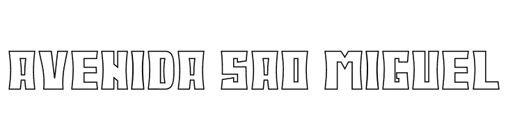 BodaxOutline  Free Fonts Download