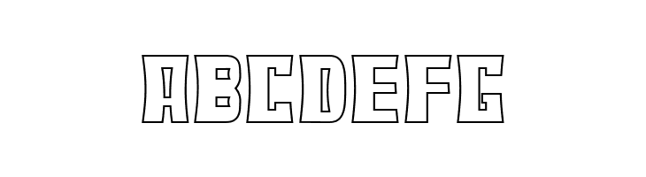 Bodax Outline  Free Fonts Download